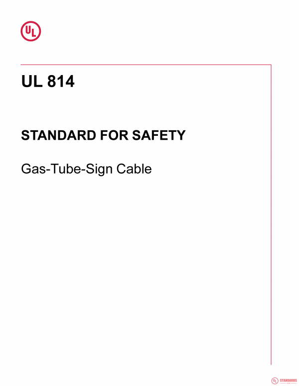 UL 814 PDF